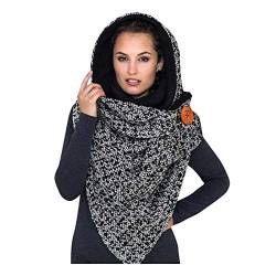 Schals für Damen Mode Schnalle Schal Warmer Schlauchschal Winter Wickel Loopschal Frauen Schlauchschal Super Weicher Lätzchen lässiger Schal Dreiecksschal Kaschmir-Schal Geschenkidee für Frauen von Chanpning