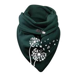 Schals für Damen Winter mit Knöpfen Frauen Schal Elegant Dreieckstuch Klassischer Persönlichkeit Scarf Geometrische Herbstschal Kaschmir-Schal Poncho Super Weicher Schlauchschal Schal als Geschenk von Chanpning