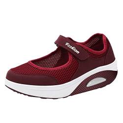 Sneaker Damen Weiss Trainer für Outdoor Fitness Gym Walkingschuhe Damen Sneaker Weiss Fashion Leichtgewichts Atmungsaktiv Jogging Sportschuhe Sneaker Damen mit Glitzer Weisse Schuhe Damen von Chanpning