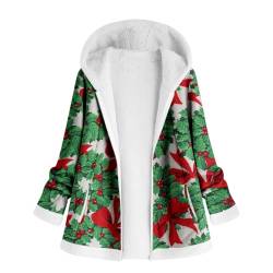 Weihnachtspullover Damen Lustig, Casual Kostüm Weihnachtsmann Mantel Weihnachts Sweater Rundhals Hoodiekleider Billig Pullover 2023 Pulli Christmas Kostüm von Chanpning