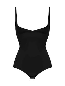 Chantelle BASIC SHAPING, Formgebender body, Unsichtbar und nahtlos, verfeinert die Silhouette, Formende Unterwäsche, Schwarz, 42 von Chantelle