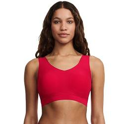 Chantelle SOFTSTRETCH, Bustier Mit Soft Cups, V-Ausschnitt, Unnsichtbare Unterwäsche für Damen, Coquelicot, XS/S von Chantelle