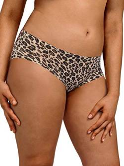 Chantelle SOFTSTRETCH, Shorty, Unnsichtbare Unterwäsche für Damen, Einheitsgröße von 36 bis 44 (EU), Leopard Nude, Einheitsgröße Große Größen von Chantelle
