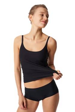 Chantelle SOFTSTRETCH, Top Mit Spaghettiträgern, Unnsichtbare Unterwäsche für Damen, Schwarz, M/L von Chantelle