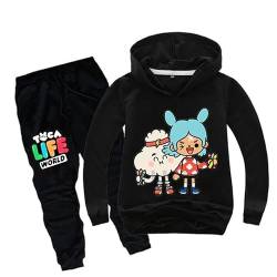 Chaorwe Kinder Kleidung Anzug 2-14 Jahre Hoodie und Hose Cartoon Jungen Trainingsanzug Kinder Geburtstagsgeschenk color1,140 von Chaorwe