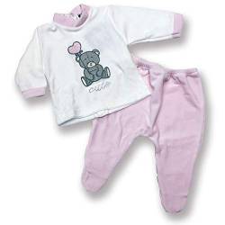 Character World Baby-Jungen Abbigliamento-Pigiama Zweiteiliger Schlafanzug, Pink (Rosa), 68 (Herstellergröße: Small) von Character World