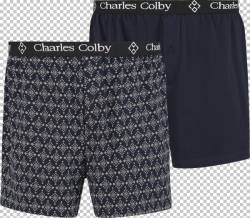 2er Pack Boxershorts LORD HOPKINSON Charles Colby dunkelblau von Charles Colby