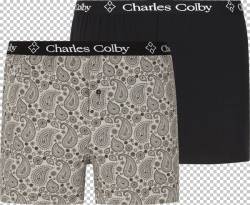 2er Pack Boxershorts LORD PALLONY Charles Colby grau von Charles Colby