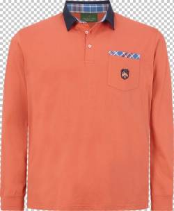 Langarm-Poloshirt EARL CATHAL Charles Colby orange von Charles Colby