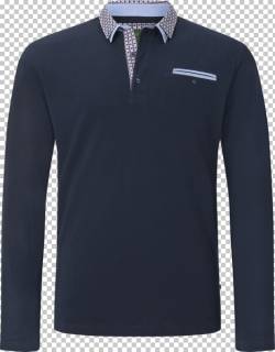 Langarm-Poloshirt EARL CHAD Charles Colby dunkelblau von Charles Colby