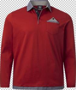 Langarm-Poloshirt EARL SWEENEY Charles Colby rot von Charles Colby