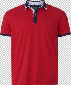 Poloshirt EARL SPENCER Charles Colby rot von Charles Colby