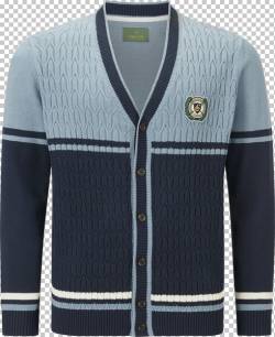 Strickjacke DUKE BRAYMEN Charles Colby blau von Charles Colby