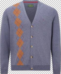 Strickjacke DUKE DOMENICK Charles Colby blau von Charles Colby