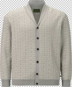 Strickjacke DUKE OSIAN Charles Colby hellgrau von Charles Colby