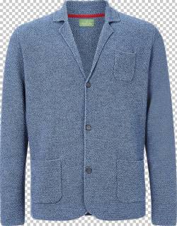 Strickjacke EARL JAMES Charles Colby blau von Charles Colby