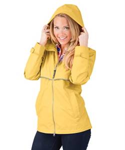 Charles River Apparel Damen New Englander Regenjacke, Buttercup Reflective, S EU von Charles River Apparel