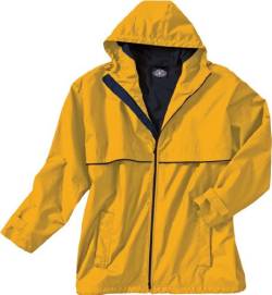 Charles River Apparel Herren Men's New Englander Waterproof Rain Jacket (Reg & EXT Sizes) Regenjacke, Gelb/Marineblau, XXX-Large von Charles River Apparel