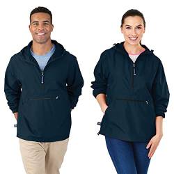 Charles River Apparel Pack-N-Go Pullover, Wind- und wasserabweisend, Größen - Blau - X-Groß von Charles River Apparel