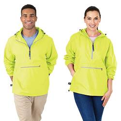 Charles River Apparel Unisex Pack-n-go Pullover Windbreaker Jacke, Neongelb, XXL von Charles River Apparel