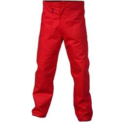 Charlie Barato® Arbeitshose Herren - waschfeste Bundhose rot (58) von Charlie Barato