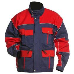 Charlie Barato Arbeitsjacke Herren 2in1 hydronblau/rot (48) von Charlie Barato