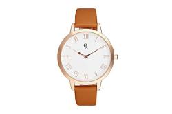 Charlotte Raffaelli Unisex Analog Quarz Uhr mit Leder Armband CRB003 von Charlotte Raffaelli