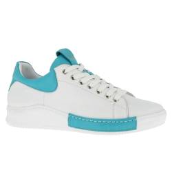 Charlotte of Sweden Damen Sneaker, weiß/aquamarin, 36 EU von Charlotte of Sweden