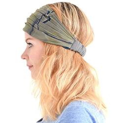 Casualbox Damen Stirnband Headband Bandana Band Hand gefärbt Japanisch Haar Marmor Dunkelblau von Charm14