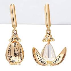Charmed Aroma Harry Potter™ Golden Egg Jewelry Damen Sterling Silber Halskette Ohrringe Geschenke, Earring, One Size, Sterling Silber von CharmedAroma