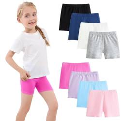 Charmi Mädchen Radlerhose Sommershorts Kurze Leggings 8er-Pack Bunte Süßigkeiten 104-110 (Herstellergröße 110) von Charmi