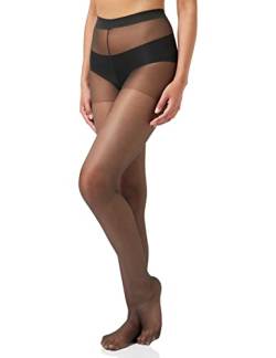 Charnos Damen 10 Denier Gloss Tight Strumpfhose, 10 DEN, Schwarz (Barely Black 103), 38 von Charnos