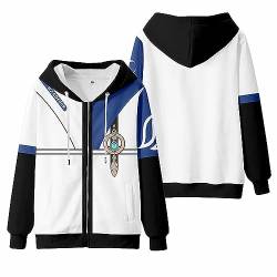 Anime Spiel Genshin Impact Wanderer Cartoon Reißverschluss Hoodie Sweatshirt Für Cosplay Oder Festival Geschenk von Charous