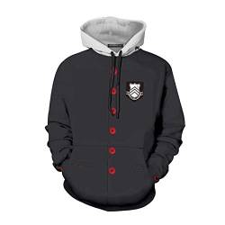 Charous Hot Game Persona 5 Cosplay Ren Amamiya Hoodies, Unisex 3D-Druck-Sweatshirt Wird für Festival-Cosplay oder Geschenk verwendet von Charous