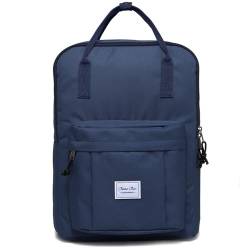 Chase Chic Rucksack Damen, Wasserdichter Schulrucksack mit 15,6" Laptopfach, Modischer Anti-Diebstahl-Reisetasche (blau) von Chase Chic