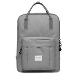 Chase Chic Rucksack Damen Klein, Fashion Leichter und wasserdichter Casual Daypack für Mädchen, Anti-Diebstahl-Rucksack für Reisen/Schule (grau) von Chase Chic