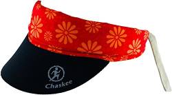 Chaskee Visor Snap Cap Happy Flowers, One Size, rot-orange von Chaskee