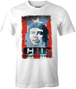 Che Guevara Herren MECHEGDTS007 T-Shirt, weiß, XL von Che Guevara