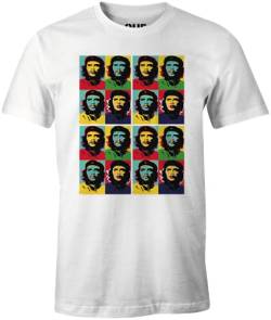 Che Guevara Herren MECHEGDTS013 T-Shirt, weiß, L von Che Guevara