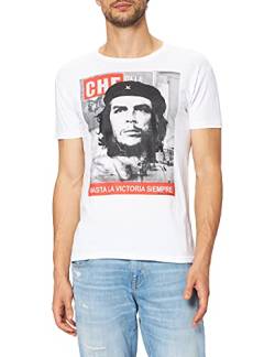 Che Guevara Herren MECHEGDTS026 T-Shirt, weiß, S von Che Guevara