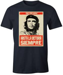 Che Guevara Herren MECHEGDTS031 T-Shirt, Marineblau, M von Che Guevara