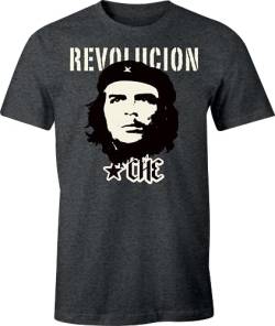 Che Guevara Herren MECHEGDTS041 T-Shirt, MEHR Anthracite, L von Che Guevara