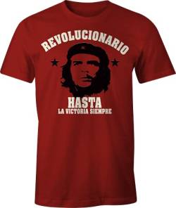 Che Guevara Herren MECHEGDTS043 T-Shirt, rot, XXL von Che Guevara