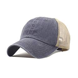 CheChury Baseball Cap Unisex Kappe Baseballmütze Sommer Kappe Mesh Baseball Kappen Sport oder auf Reisen Verstellbar Baseballkappe Kappe Hüte Hip Hop von CheChury