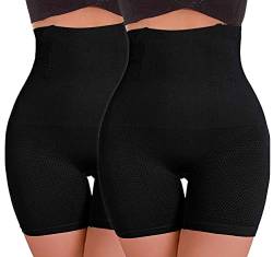 CheChury Damen Figurenformend Miederpants Miederhose Taille Shapewear Bauch Weg Effekt Formt Sofort Body Shaper Unterhose mit Bein Hohe Taille Unterwäsche Atmungsaktive Nahtlose Unterwäsche Shaping von CheChury