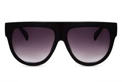 Cheapass Damen Sonnenbrille Schwarz Über-Groß XXL Oversized UV-400 Frauen von Cheapass