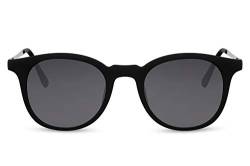 Cheapass Sonnenbrille Erstklassig rechteckig klassisch Vintage gummierte schwarze Farbtöne mit dunklen silbernen Metallbügeln und dunklen Gläsern UV400, geschützt für Männer und Frauen von Cheapass