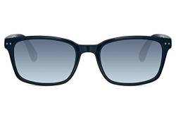 Cheapass Sonnenbrille Klassisch Lässig Rechteckiger Blauer Rahmen und Blaue Verlaufsgläser Herren Fashion Accessoire UV400 Schutz & 100% recycelt von Cheapass