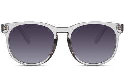 Cheapass Sonnenbrille für Herren und Damen transparent Retro Vintage recycelt modisch UV-Schutz von Cheapass