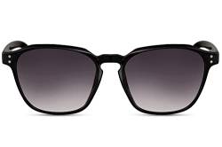 Cheapass Sonnenbrille modern und luxuriöse Damen und Herrenbrille in schwarz mit charmanter Schlüssellochsteg und UV-Schutz von Cheapass
